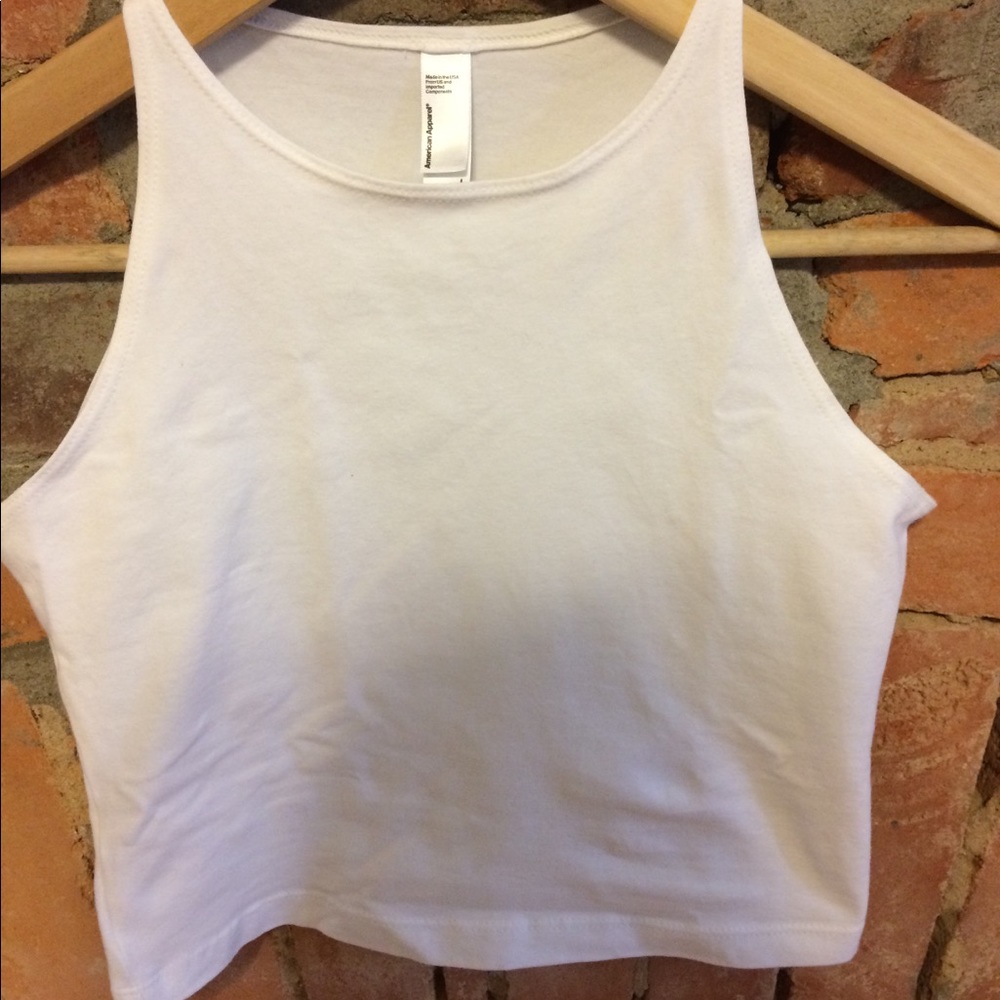 American apparel crop top
